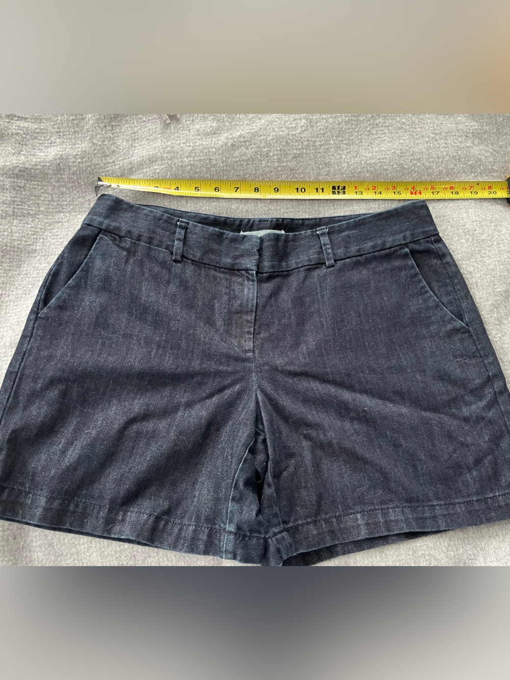 Ann Taylor LOFT Denim Dark Navy Women’s Tailored Shorts - Size 8 - Picture 2 of 9